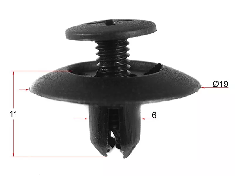 Клипса защиты бампера MAZDA (Продажа по 10шт) - Артикул STM10621 - Производитель Sat - Фото, Отзывы, Цены 