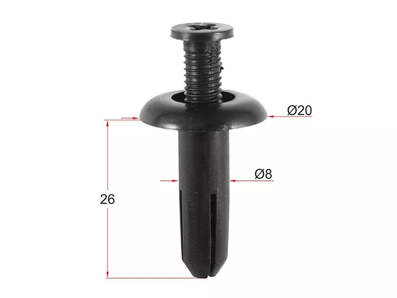 Клипса защиты бампера MITSUBISHI (Продажа по 10шт) - Артикул STM10642 - Производитель Sat - Фото, Отзывы, Цены 