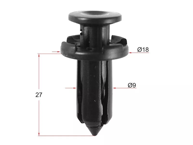 Клипса защиты бампера NISSAN (Продажа по 10шт) - Артикул STM10678 - Производитель Sat - Фото, Отзывы, Цены 