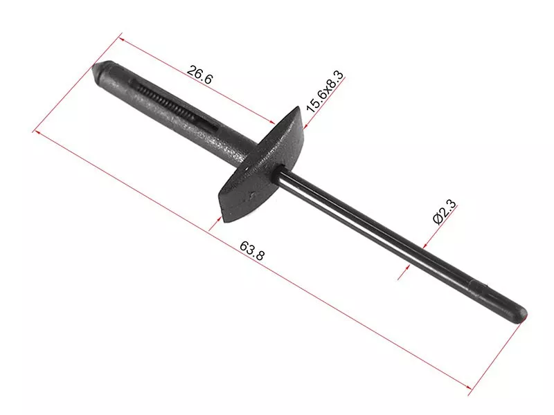 Клипса защиты бампера FORD (Продажа по 10шт) - Артикул STM10707 - Производитель Sat - Фото, Отзывы, Цены 