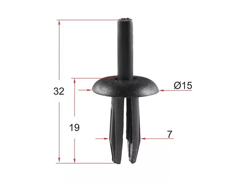 Клипса обшивки FORD (Продажа по 10шт) - Артикул STM10715 - Производитель Sat - Фото, Отзывы, Цены 