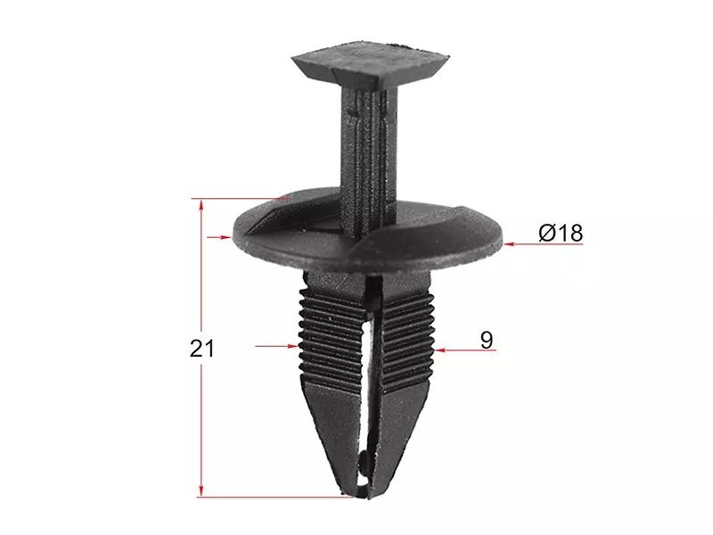 Клипса бампера FORD (Продажа по 10шт) - Артикул STM10722 - Производитель Sat - Фото, Отзывы, Цены 