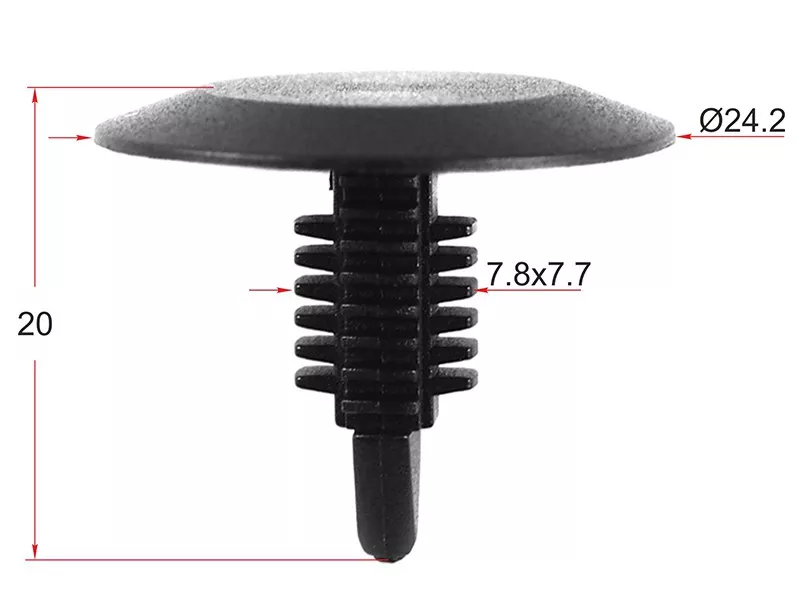 Клипса крепежная FORD/VAG/AUDI (Продажа по 10шт) - Артикул STM10731 - Производитель Sat - Фото, Отзывы, Цены 