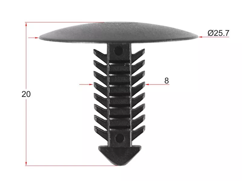 Клипса крепежная FORD/GM (Продажа по 10шт) - Артикул STM10732 - Производитель Sat - Фото, Отзывы, Цены 