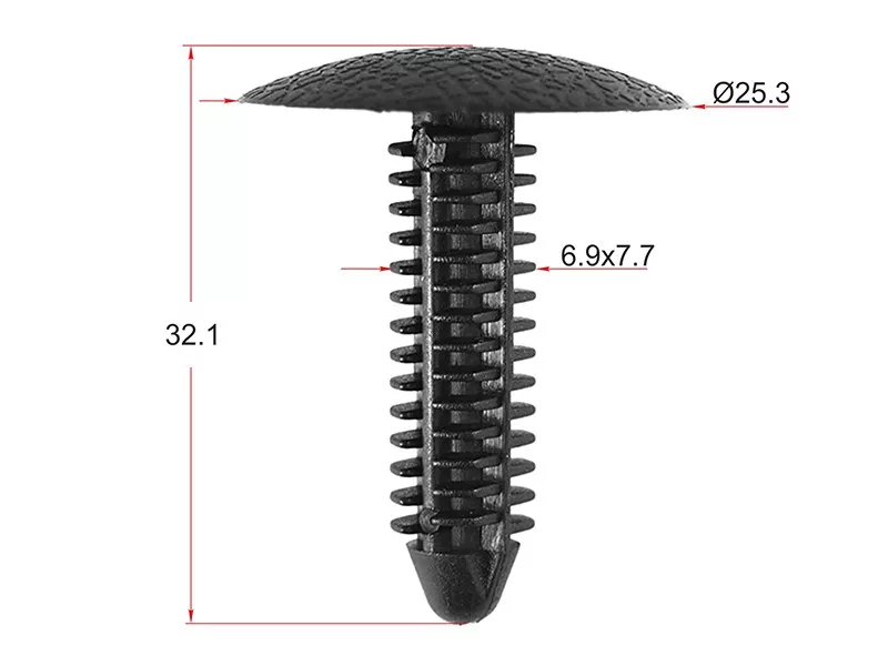 Клипса обшивки двери FORD (Продажа по 10шт) - Артикул STM10758 - Производитель Sat - Фото, Отзывы, Цены 