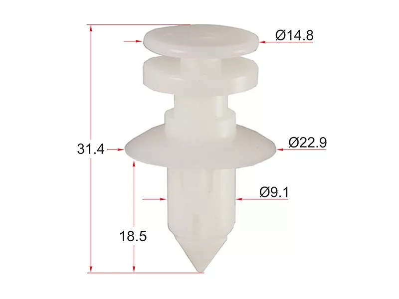 Клипса обшивки двери FORD (Продажа по 10шт) - Артикул STM10764 - Производитель Sat - Фото, Отзывы, Цены 