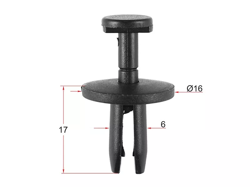 Клипса защиты бампера FORD (Продажа по 10шт) - Артикул STM10767 - Производитель Sat - Фото, Отзывы, Цены 