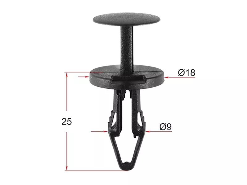 Клипса обшивки FORD (Продажа по 10шт) - Артикул STM10828 - Производитель Sat - Фото, Отзывы, Цены 