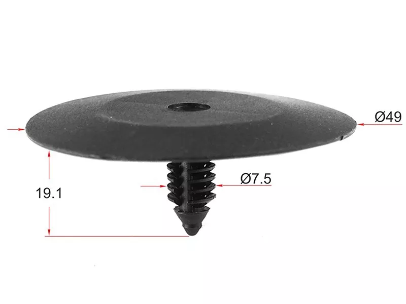 Клипса обшивки капота GM (Продажа по 10шт) - Артикул STM10887 - Производитель Sat - Фото, Отзывы, Цены 