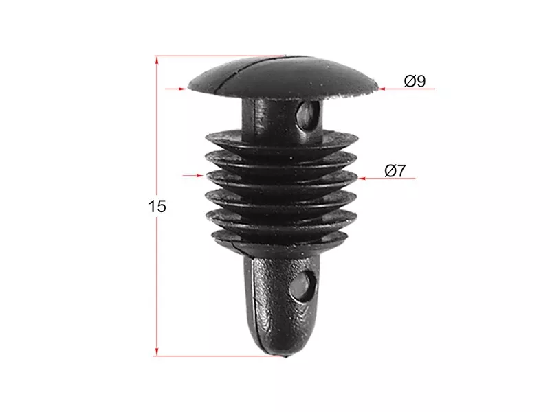Клипса молдинга GM (Продажа по 10шт) - Артикул STM10907 - Производитель Sat - Фото, Отзывы, Цены 