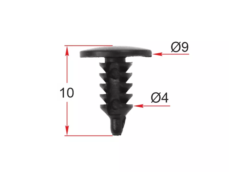 Клипса крепежная VAG /GM (Продажа по 10шт) - Артикул STM10908 - Производитель Sat - Фото, Отзывы, Цены 