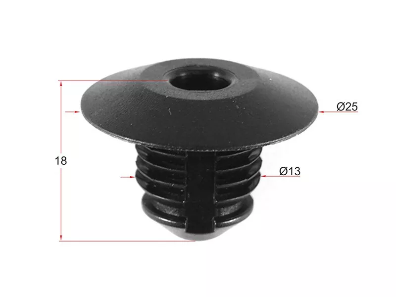 Клипса защиты бампера GM (Продажа по 10шт) - Артикул STM10909 - Производитель Sat - Фото, Отзывы, Цены 