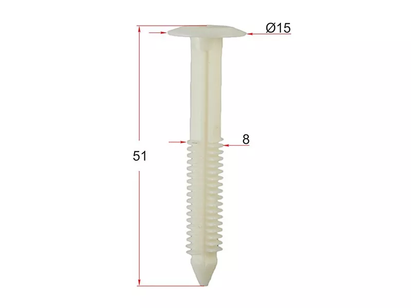 Клипса обшивки GM (Продажа по 10шт) - Артикул STM10919 - Производитель Sat - Фото, Отзывы, Цены 