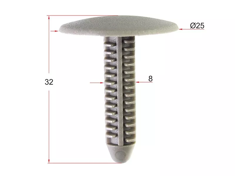 Клипса обшивки GM/CHEVROLET (Продажа по 10шт) - Артикул STM11041 - Производитель Sat - Фото, Отзывы, Цены 