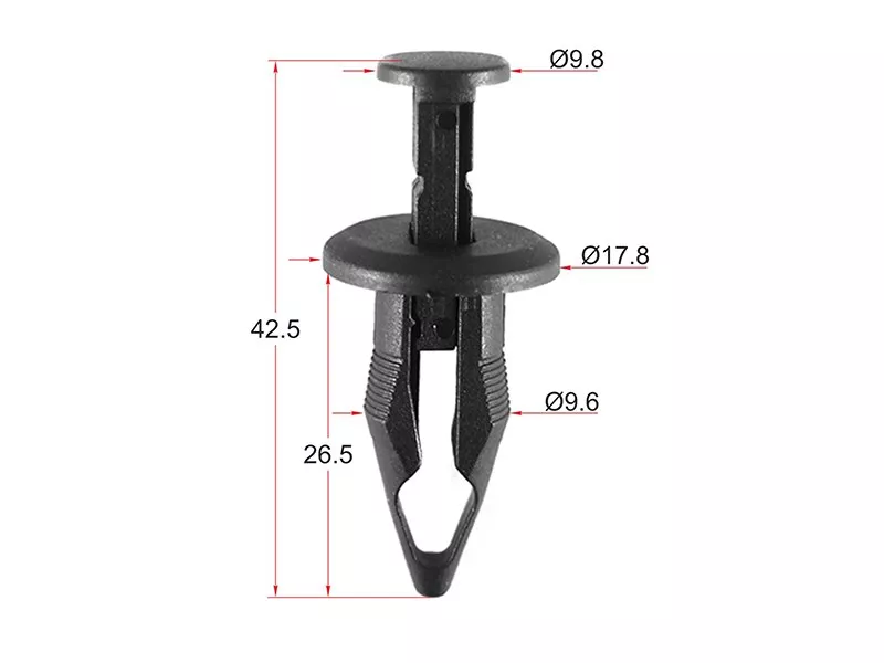 Клипса защиты бампера GM (Продажа по 10шт) - Артикул STM11047 - Производитель Sat - Фото, Отзывы, Цены 