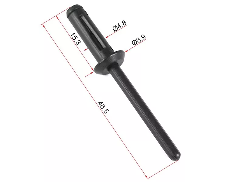 Клипса заклепка GM/FORD (Продажа по 10шт) - Артикул STM11058 - Производитель Sat - Фото, Отзывы, Цены 