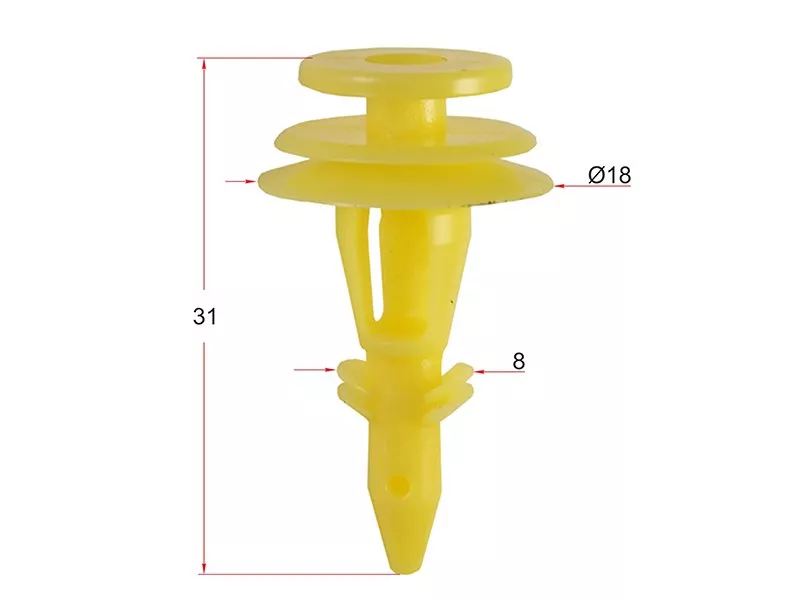 Клипса обшивики багажника CHRYSLER/JEEP (Продажа по 10шт) - Артикул STM11086 - Производитель Sat - Фото, Отзывы, Цены 
