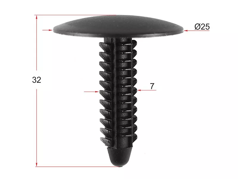 Клипса фиксатор CHRYSLER/FORD/GM (Продажа по 10шт) - Артикул STM11088 - Производитель Sat - Фото, Отзывы, Цены 