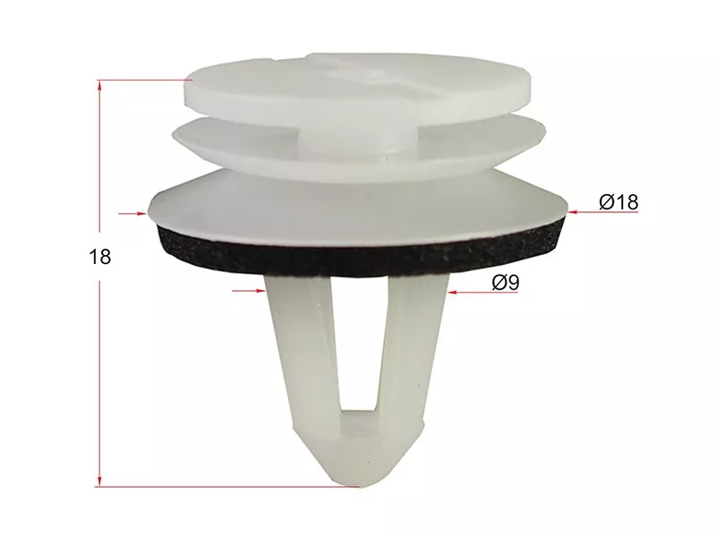 Клипса обшивки двери VAG (Продажа по 10шт) - Артикул STM11280 - Производитель Sat - Фото, Отзывы, Цены 