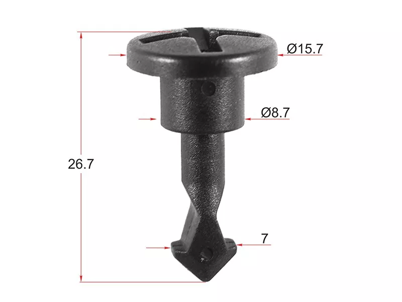 Клипса фиксатор VAG (Продажа по 10шт) - Артикул STM11287 - Производитель Sat - Фото, Отзывы, Цены 