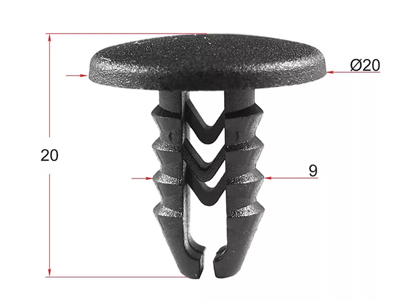 Клипса фиксатор (Продажа по 10шт) - Артикул STM11340 - Производитель Sat - Фото, Отзывы, Цены 