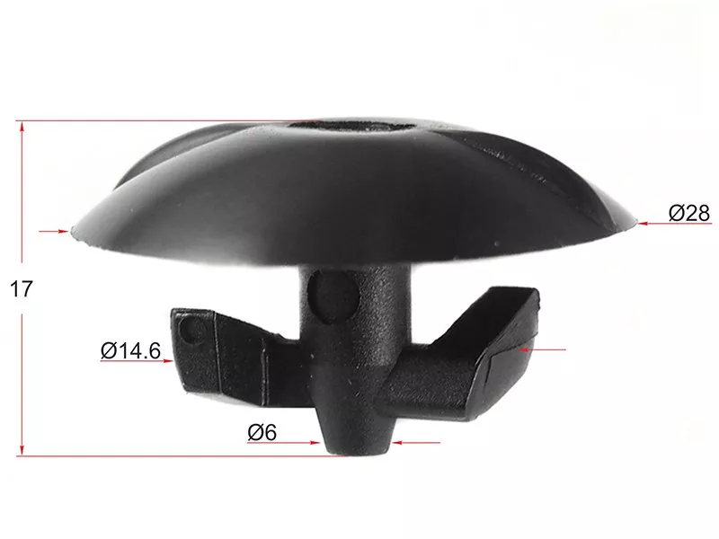 Клипса отделки OPEL/GM (Продажа по 10шт) - Артикул STM11350 - Производитель Sat - Фото, Отзывы, Цены 