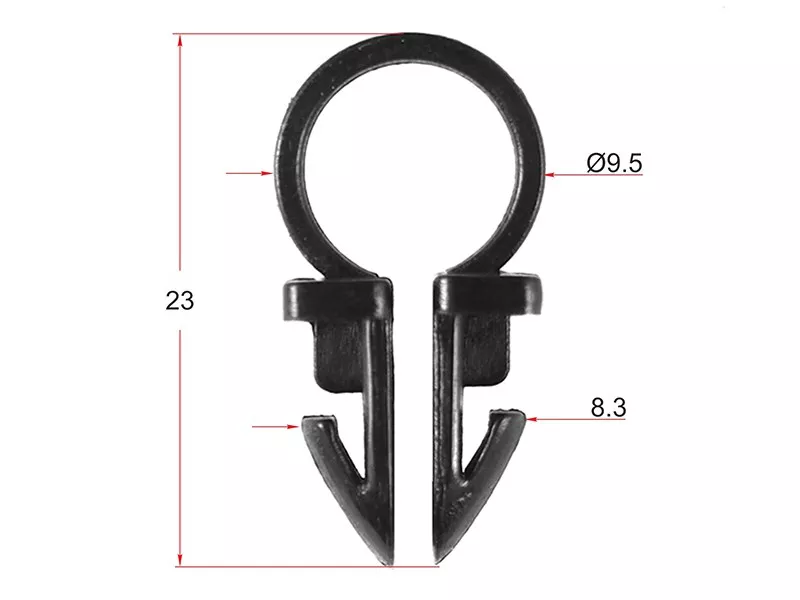 Клипса трубки эл. проводки d=9,5 (Продажа по 10шт) - Артикул STM11426 - Производитель Sat - Фото, Отзывы, Цены 