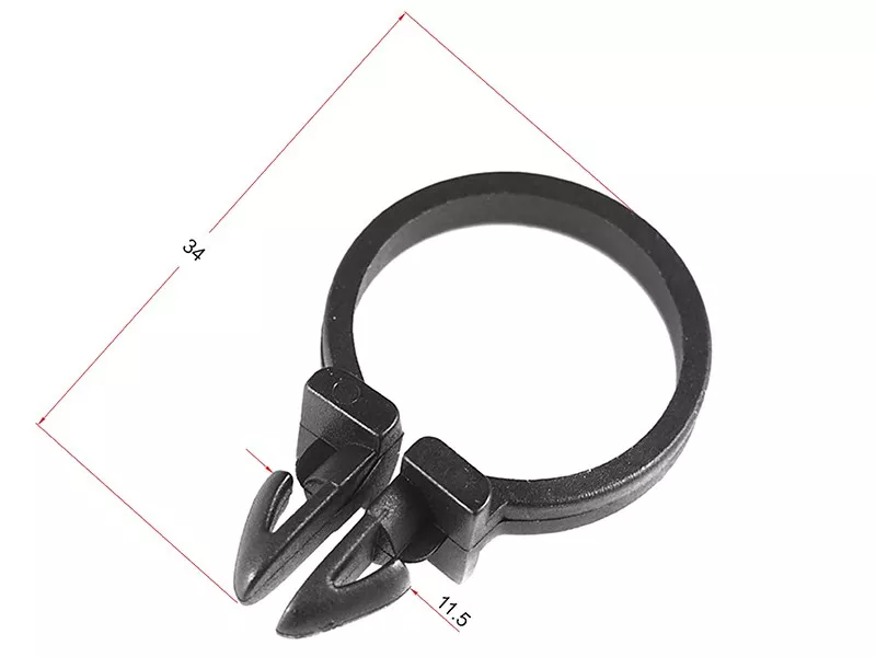 Клипса трубки эл. проводки (Продажа по 10шт) - Артикул STM11465 - Производитель Sat - Фото, Отзывы, Цены 