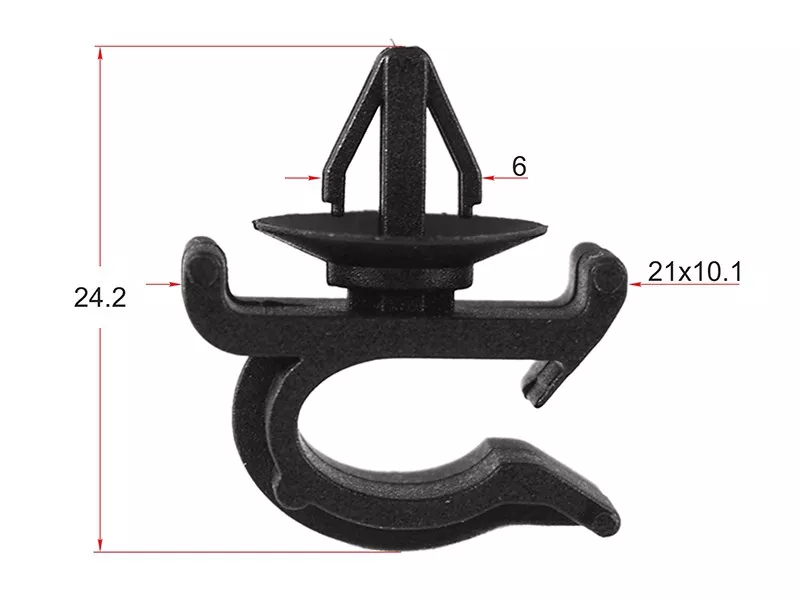 Клипса упора капота (1 шт.) - Артикул STM11483 - Производитель Sat - Фото, Отзывы, Цены 