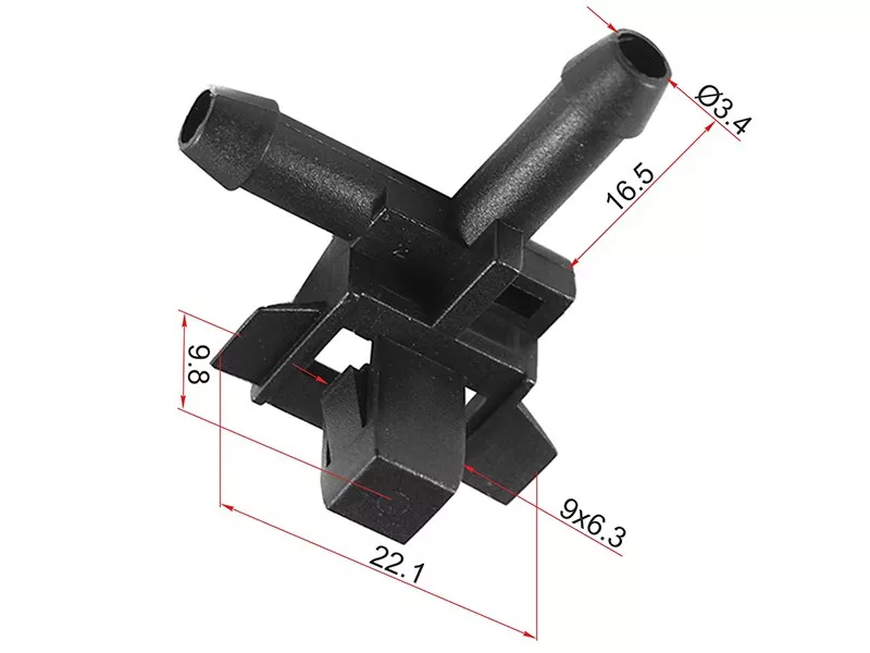 Клипса cоединитель трубок (1 шт.) - Артикул STM11486 - Производитель Sat - Фото, Отзывы, Цены 