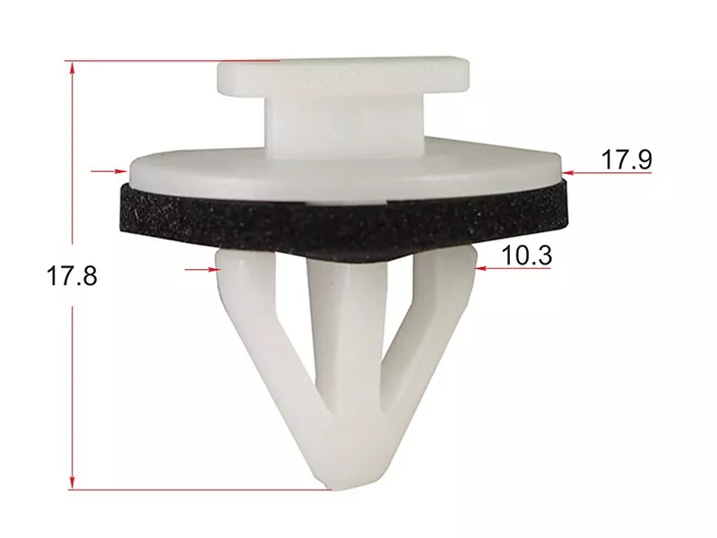 Клипса молдинга TOYOTA/LEXUS (Продажа по 10шт) - Артикул STM11488 - Производитель Sat - Фото, Отзывы, Цены 