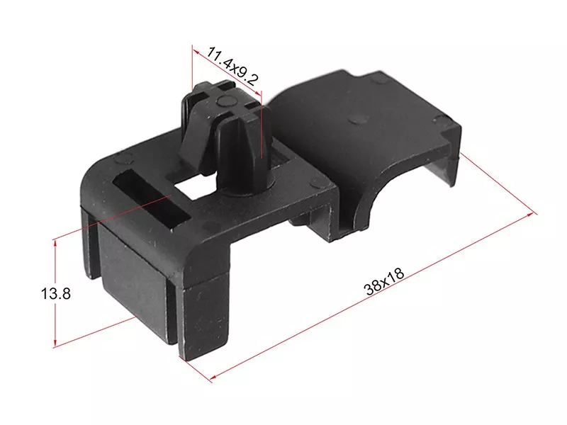 Клипса трубки эл. проводки (Продажа по 10шт) - Артикул STM11499 - Производитель Sat - Фото, Отзывы, Цены 