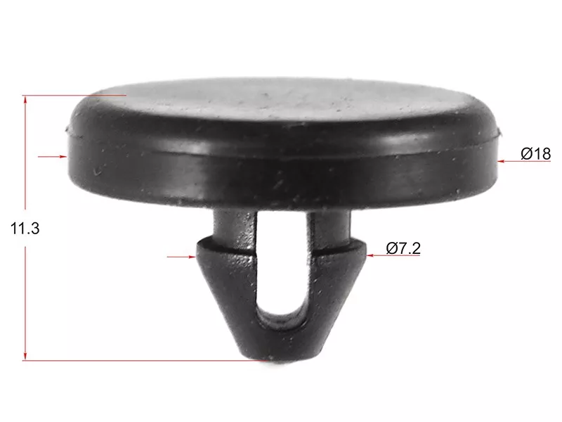 Клипса универсальная (Продажа по 10шт) - Артикул STM11516 - Производитель Sat - Фото, Отзывы, Цены 