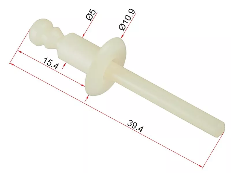 Клипса заклепка пластиковая (Продажа по 10шт) - Артикул STM11520 - Производитель Sat - Фото, Отзывы, Цены 