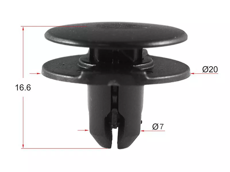 Клипса универсальная (Продажа по 10шт) - Артикул STM11530 - Производитель Sat - Фото, Отзывы, Цены 