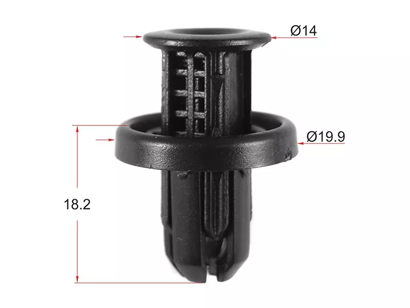 Клипса универсальная (Продажа по 10шт) - Артикул STM11532 - Производитель Sat - Фото, Отзывы, Цены 