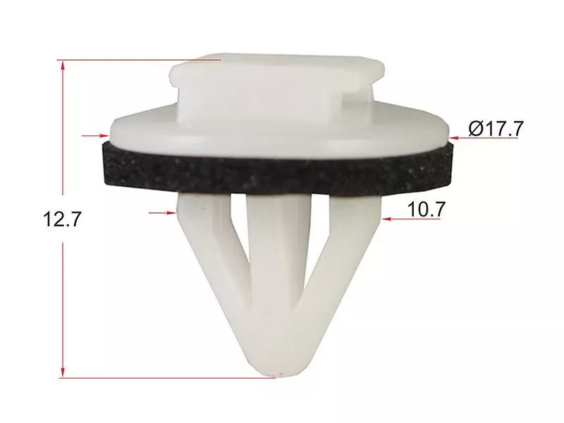 Клипса универсальная молдинга (Продажа по 10шт) - Артикул STM11576 - Производитель Sat - Фото, Отзывы, Цены 