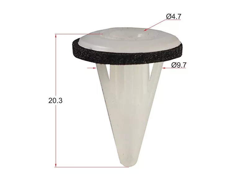 Клипса NISSAN (Продажа по 10шт) - Артикул STM11602 - Производитель Sat - Фото, Отзывы, Цены 