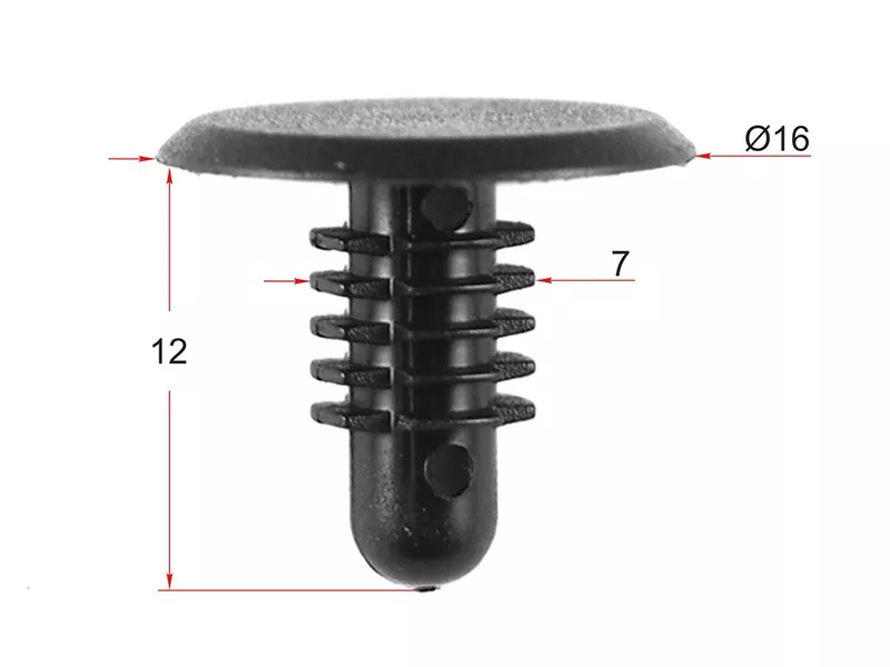 Клипса уплотнителя (Продажа по 10шт) - Артикул STM11675 - Производитель Sat - Фото, Отзывы, Цены 