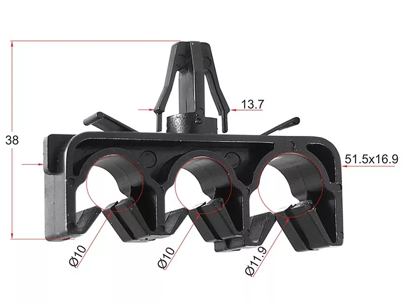 Клипса эл. проводки TOYOTA/LEXUS (1 шт.) - Артикул STM11854 - Производитель Sat - Фото, Отзывы, Цены 