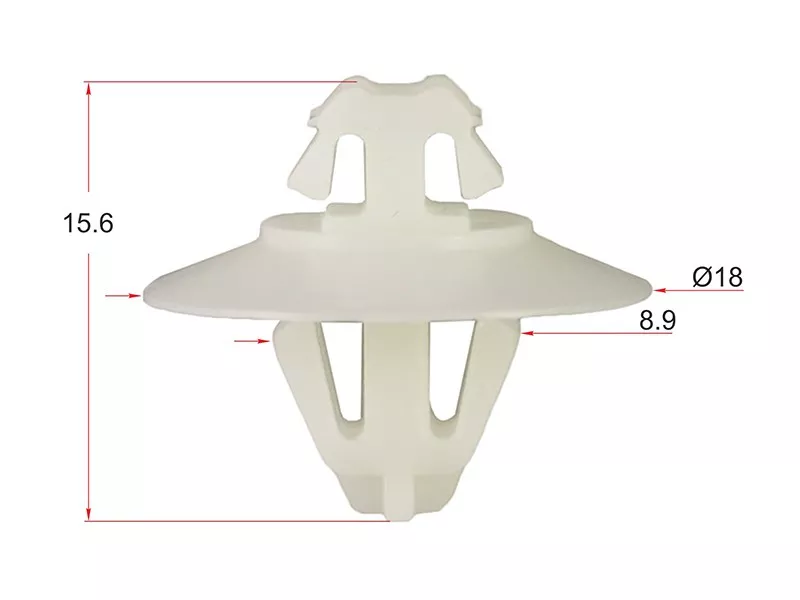 Клипса обшивки двери (Продажа по 10шт) - Артикул STM12143 - Производитель Sat - Фото, Отзывы, Цены 