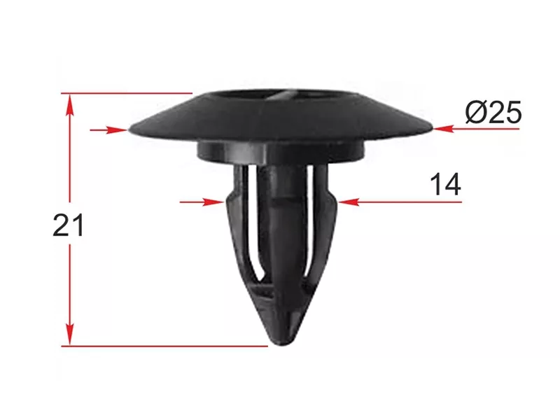 Клипса BMW/MINI (Продажа по 10шт) - Артикул STM12228 - Производитель Sat - Фото, Отзывы, Цены 