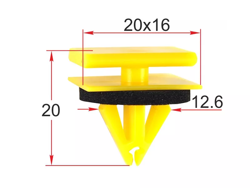 Клипса молдинга кузова GM/CHEVROLET (Продажа по 10шт) - Артикул STM12236 - Производитель Sat - Фото, Отзывы, Цены 