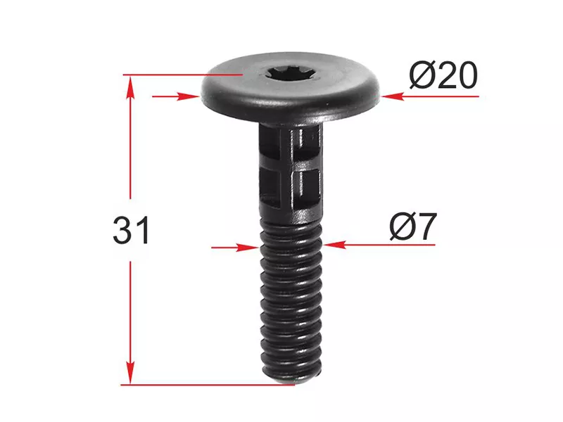 Клипса крепежная BMW/MINI (Продажа по 10шт) - Артикул STM12251 - Производитель Sat - Фото, Отзывы, Цены 