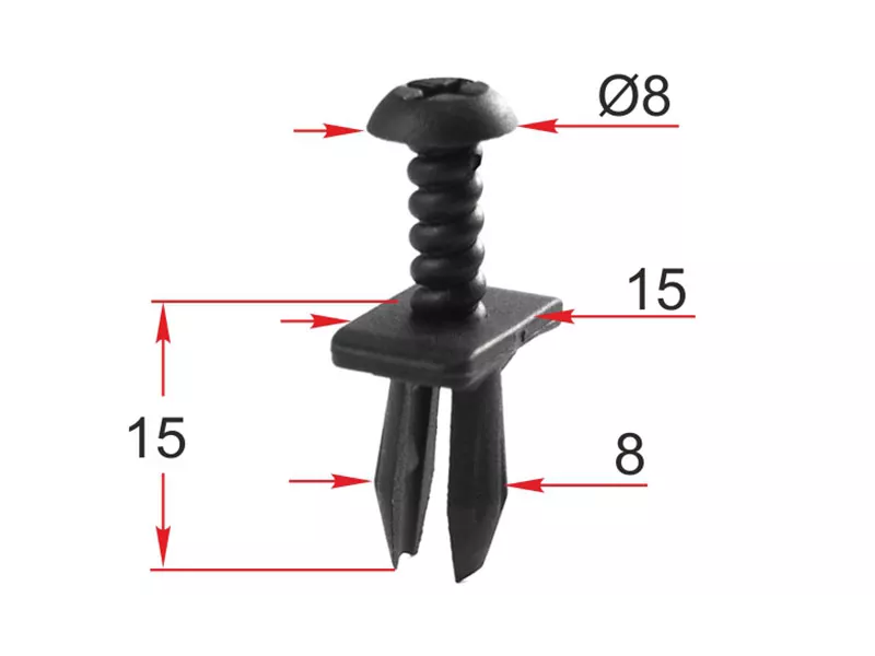 Клипса крепежная FORD (Продажа по 10шт) - Артикул STM12264 - Производитель Sat - Фото, Отзывы, Цены 