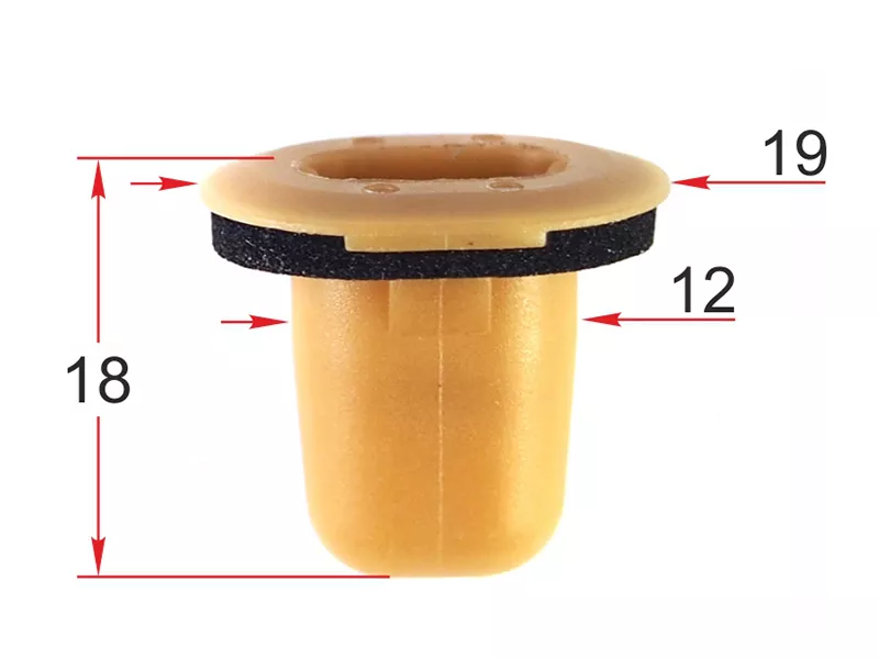 Клипса под винт NISSAN (Продажа по 10шт) - Артикул STM12296 - Производитель Sat - Фото, Отзывы, Цены 