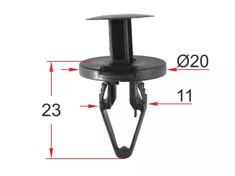 Клипса крепежная GM (Продажа по 10шт) - Артикул STM12338 - Производитель Sat - Фото, Отзывы, Цены 