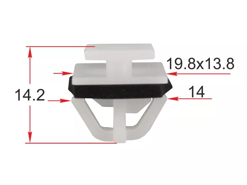 Клипса молдинга кузова HYUNDAI/KIA (Продажа по 10шт) - Артикул STM12345 - Производитель Sat - Фото, Отзывы, Цены 