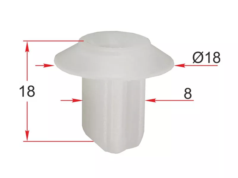 Клипса под винт FORD (Продажа по 10шт) - Артикул STM12352 - Производитель Sat - Фото, Отзывы, Цены 