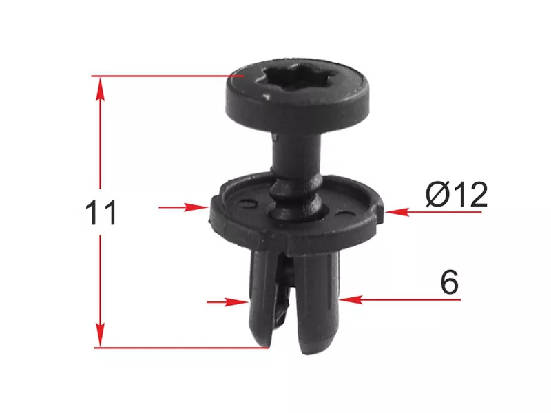 Клипса обшивки двери VAG (Продажа по 10шт) - Артикул STM12365 - Производитель Sat - Фото, Отзывы, Цены 